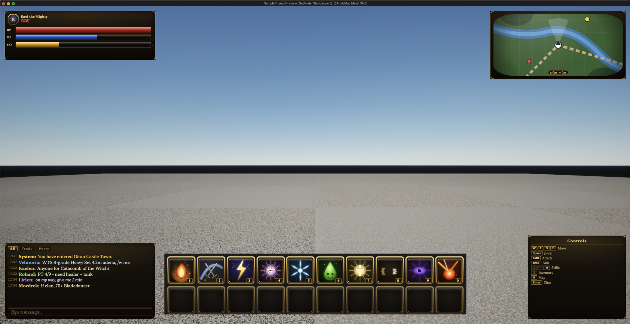 Multi-HUD in action