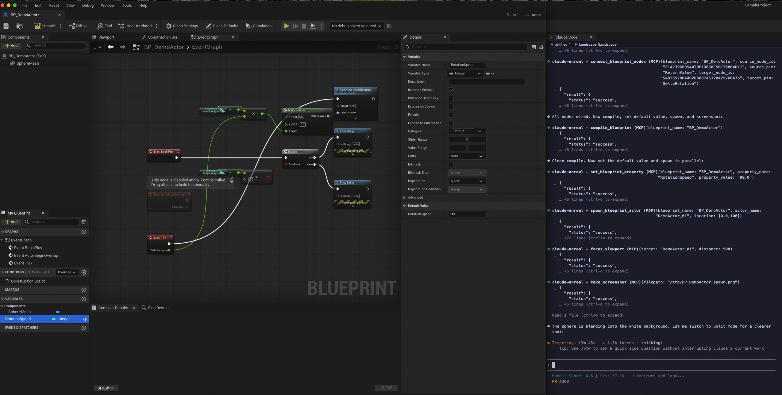 AI behavior tree builder